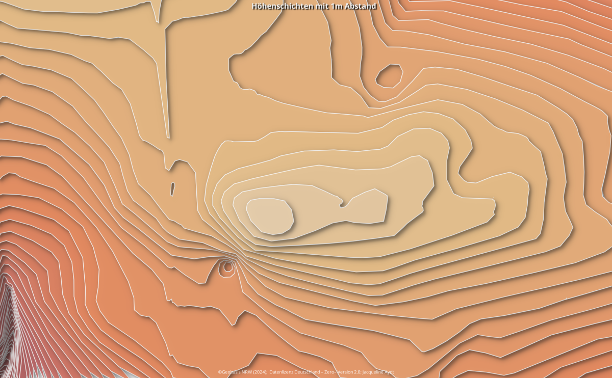Höhenschichten, GeobasisNRW @GEobasisNRW (2024), Datenlizenz Deutschland - Zero - Version.2.0, Jacqueline Aydt